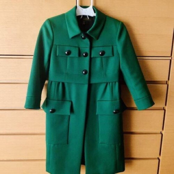 Louis Vuitton Jackets & Coats Louis Vuitton Coat Dark Green